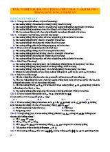Trắc nghiệm Toán lớp 11 - Hai đường thẳng chéo nhau song song (Có đáp án)